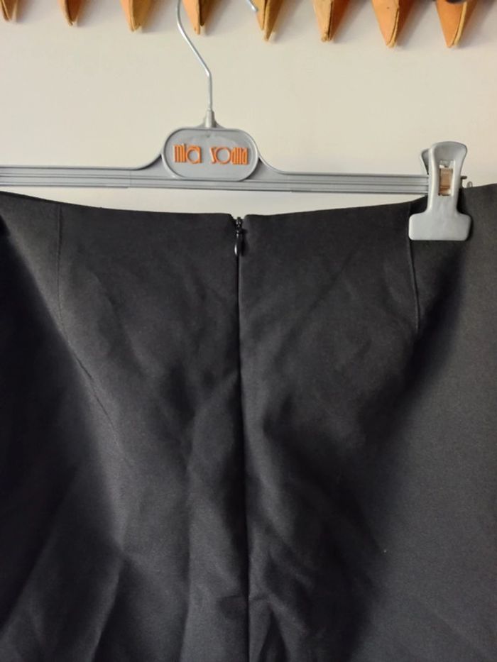 Mini jupe tailleur noire - photo numéro 3
