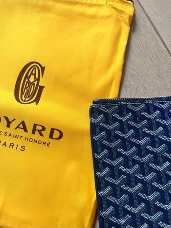 Pochette Goyard bleu marine - photo numéro 5