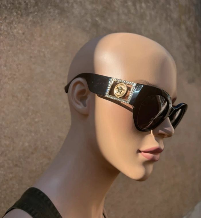 Versace Lunettes de soleil Versace VE 4438B GB1/87 black polarisé - photo numéro 2