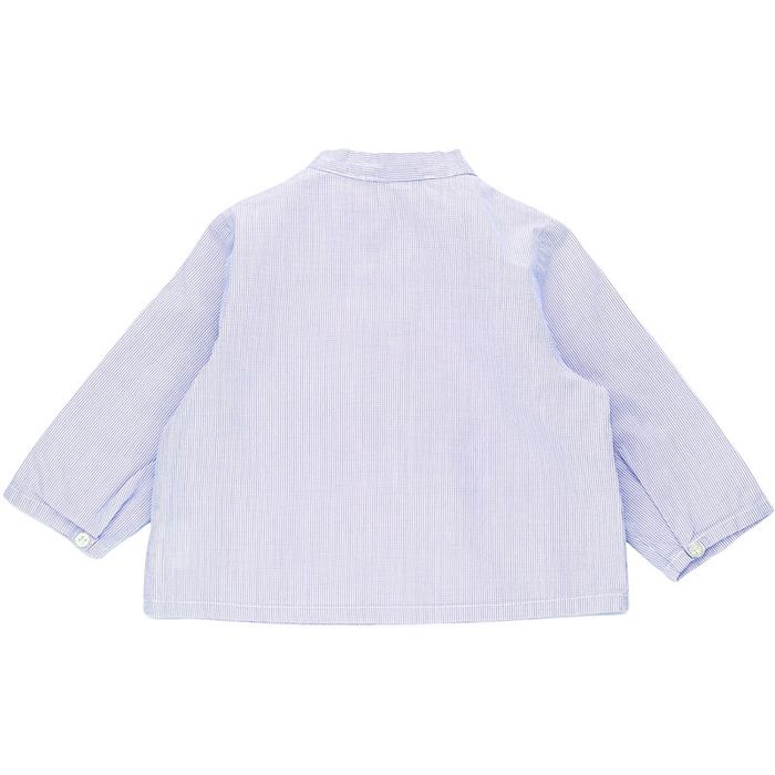 Chemise à manches longues 6 mois en coton Marie Puce - photo numéro 2