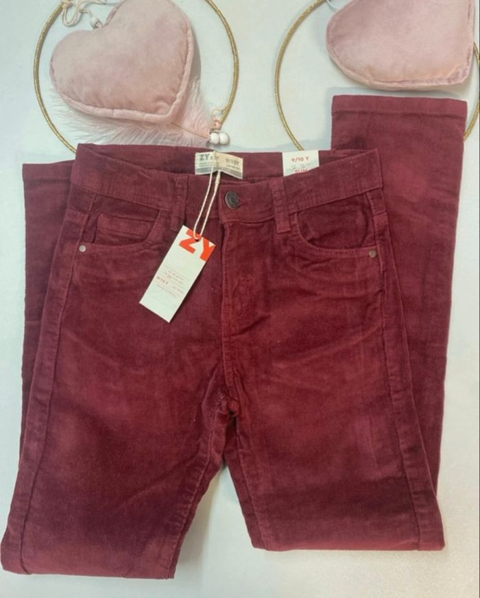 Pantalon velours garçon - neuf - Zippy - Taille 9 ans - photo numéro 2
