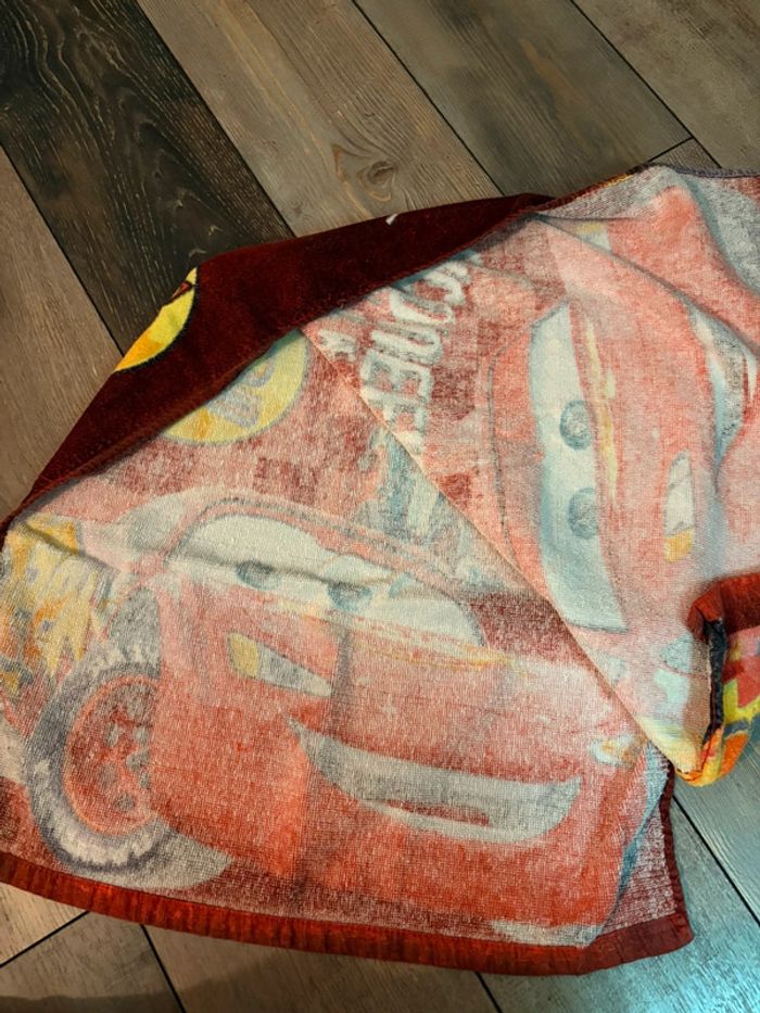 Cape de bain cars rouge taille unique - photo numéro 2