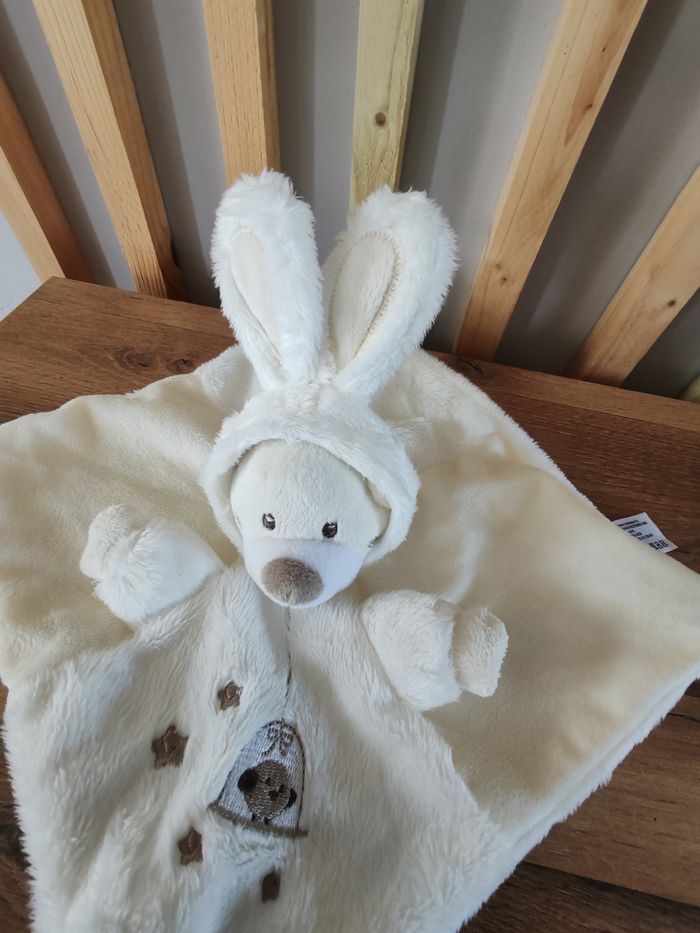 Ours baby nat déguisé capuche lapin - photo numéro 2