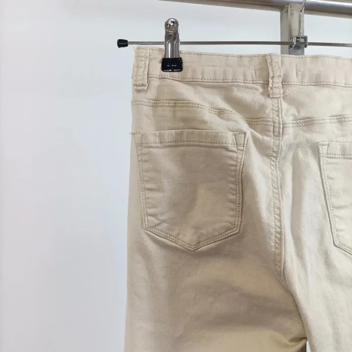 Jean skinny beige Nina Carter taille XXL – coupe ajustée stretch A1044 - photo numéro 9