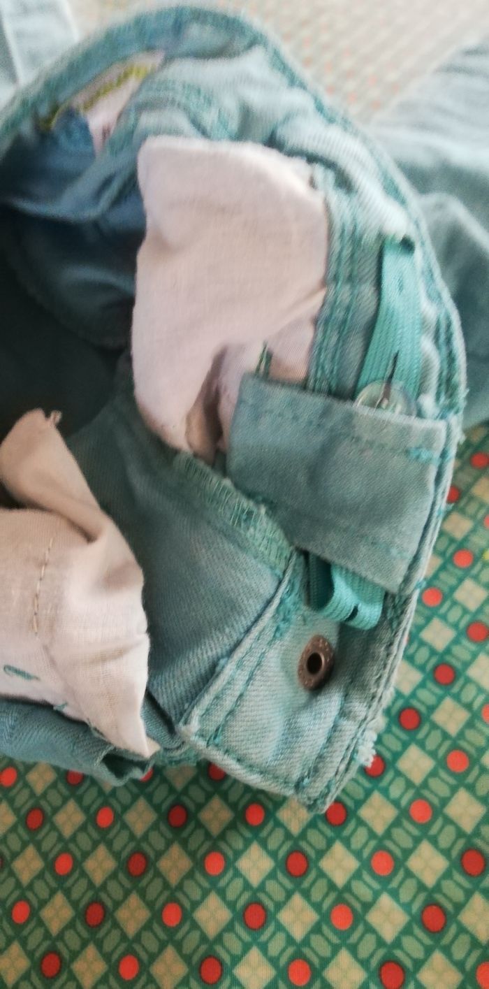 Vertbaudet pantalon 3 ans turquoise - photo numéro 7