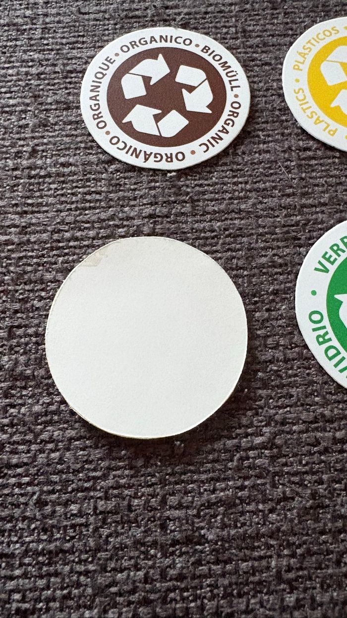 4 étiquettes/autocollants pour le tri des poubelles - photo numéro 2