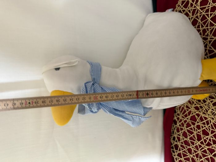 Peluche oie blanc jaune et bleu Sucre d'Orge - photo numéro 2