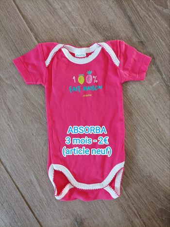 Body MC (3 mois) - NEUF