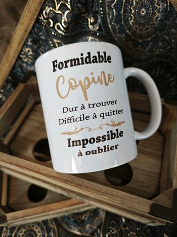 Tasse Idée Cadeau Amitié - Formidable Copine