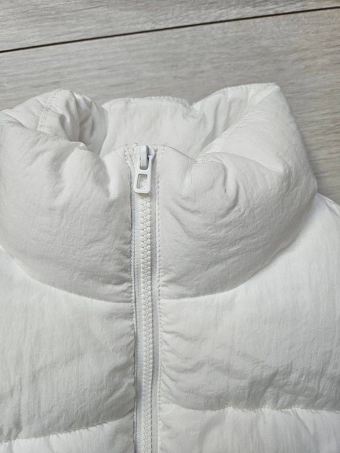 Manteau sans manches blanc H&M taille XS - photo numéro 4