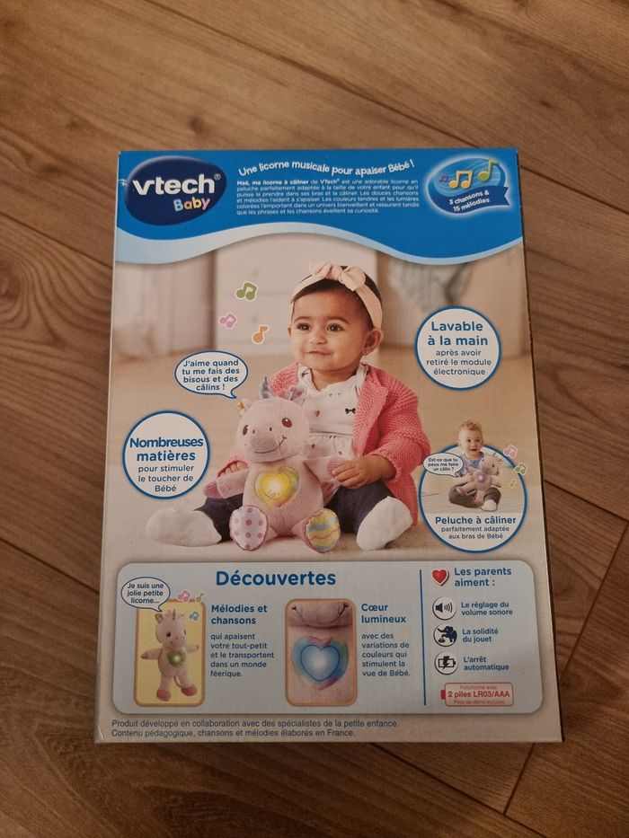 Maé, ma licorne à câliner - Vtech Baby - 0-36 mois - photo numéro 2