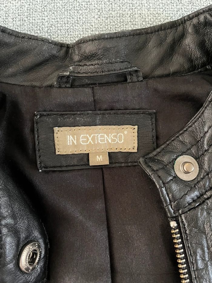 Veste en cuir vintage taille M - photo numéro 3