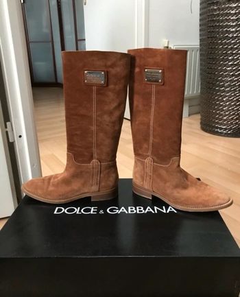 Bottes camel - Dolce & Gabbana
