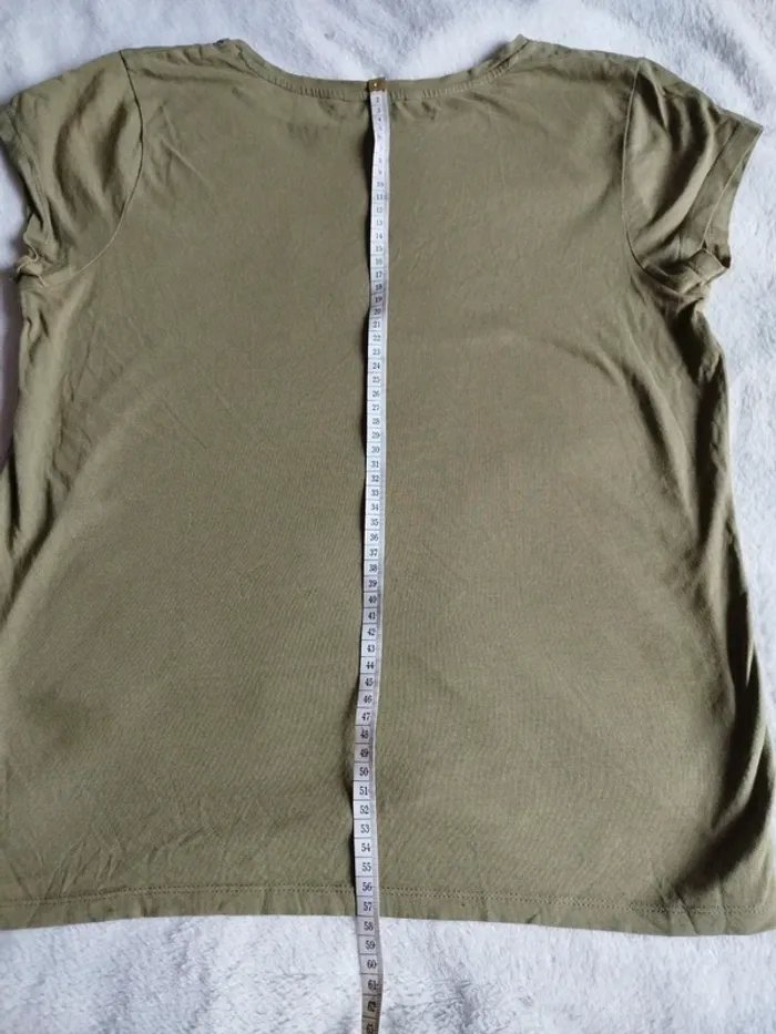 T-shirt femme kaki taille M C&A - photo numéro 7