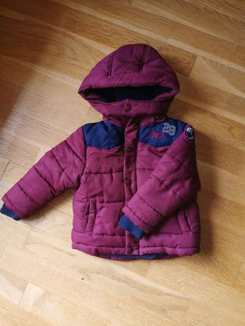 Doudoune Mickey Bordeaux / marine 2 ans