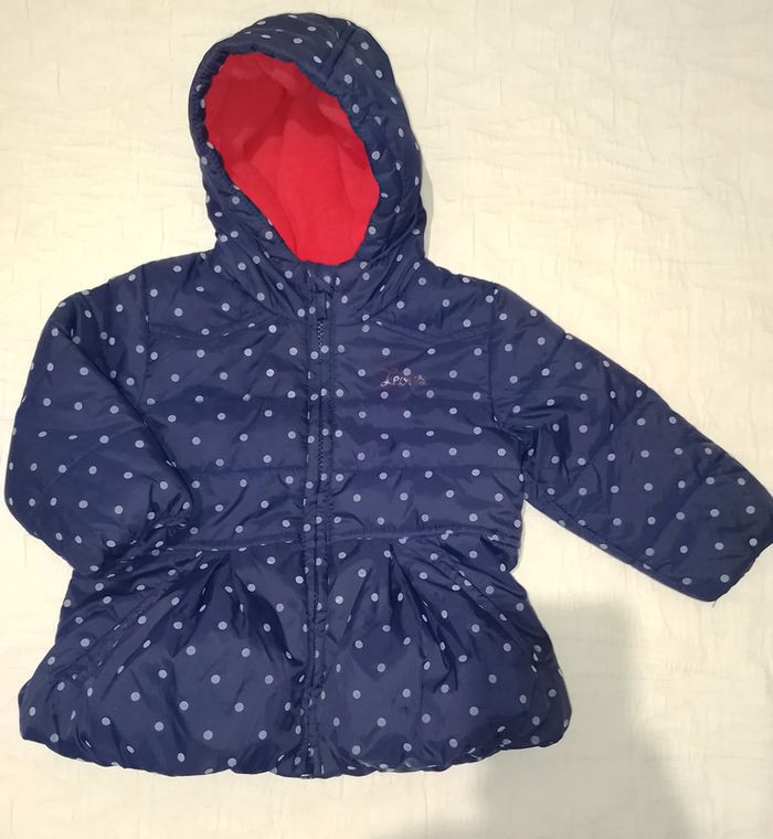 Levi's doudoune manteau pois violet 9 mois