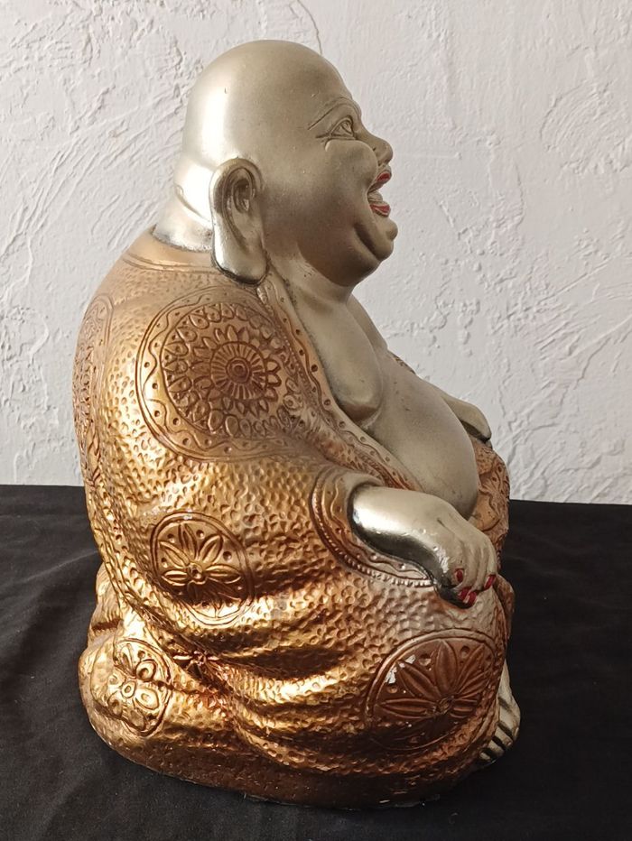 Bouddha rieur Lotus - photo numéro 3