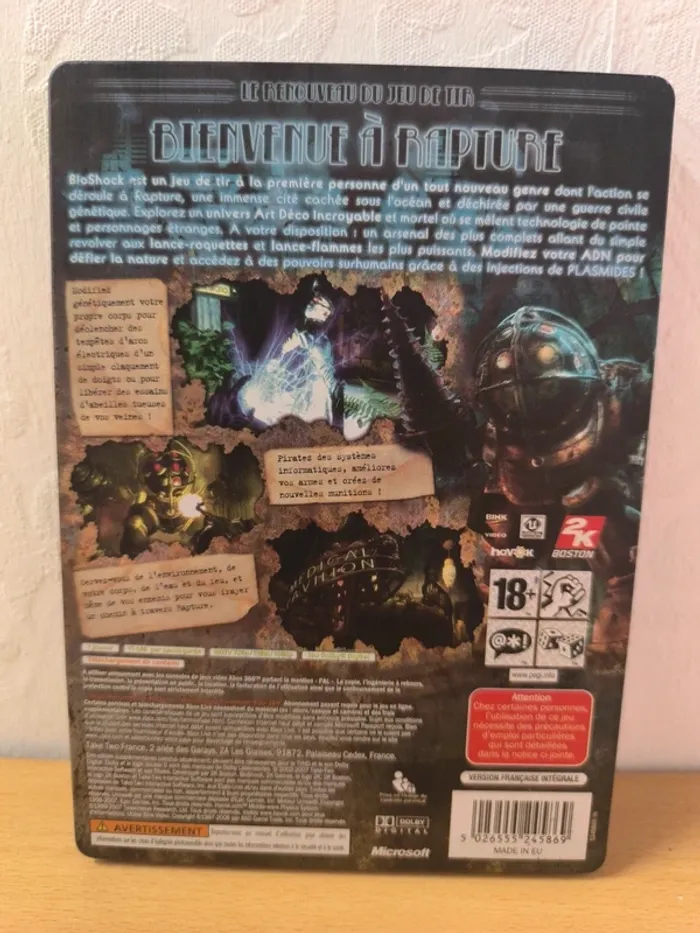 Bioshock Steelbook + Jeux - Xbox360 - photo numéro 2