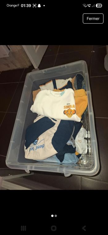 Lot vêtements garçon 18mois