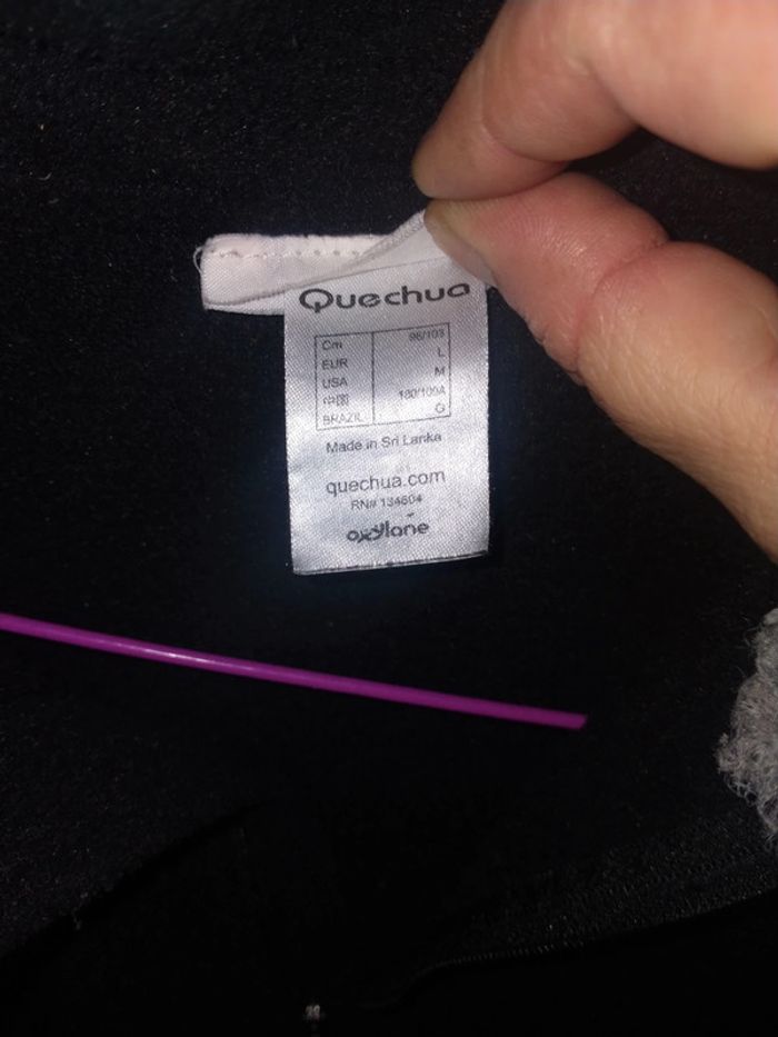 Polaire quechua homme L - photo numéro 2