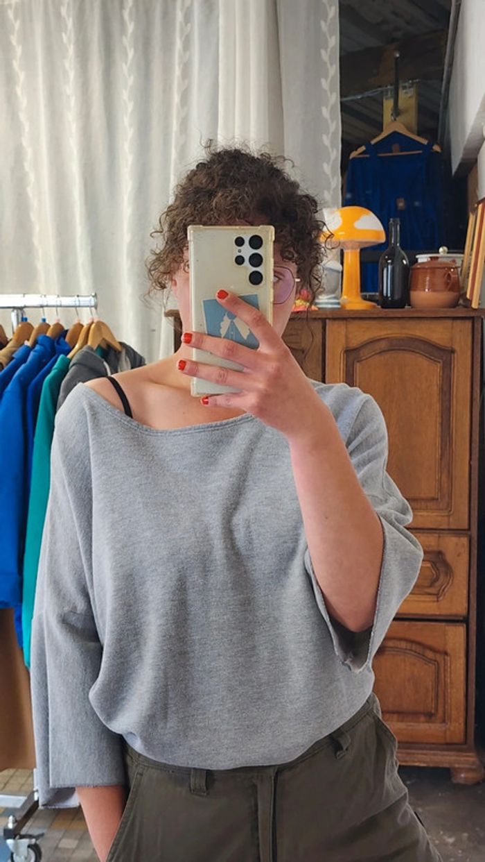 Superbe sweat ample années 80's taille 42 - photo numéro 4