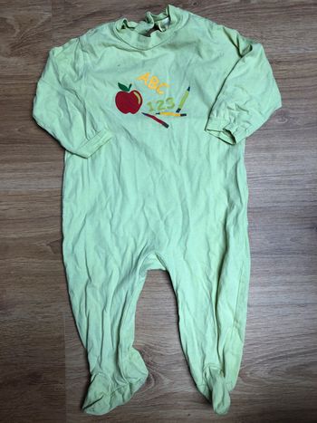 Pyjama vert pomme 18M