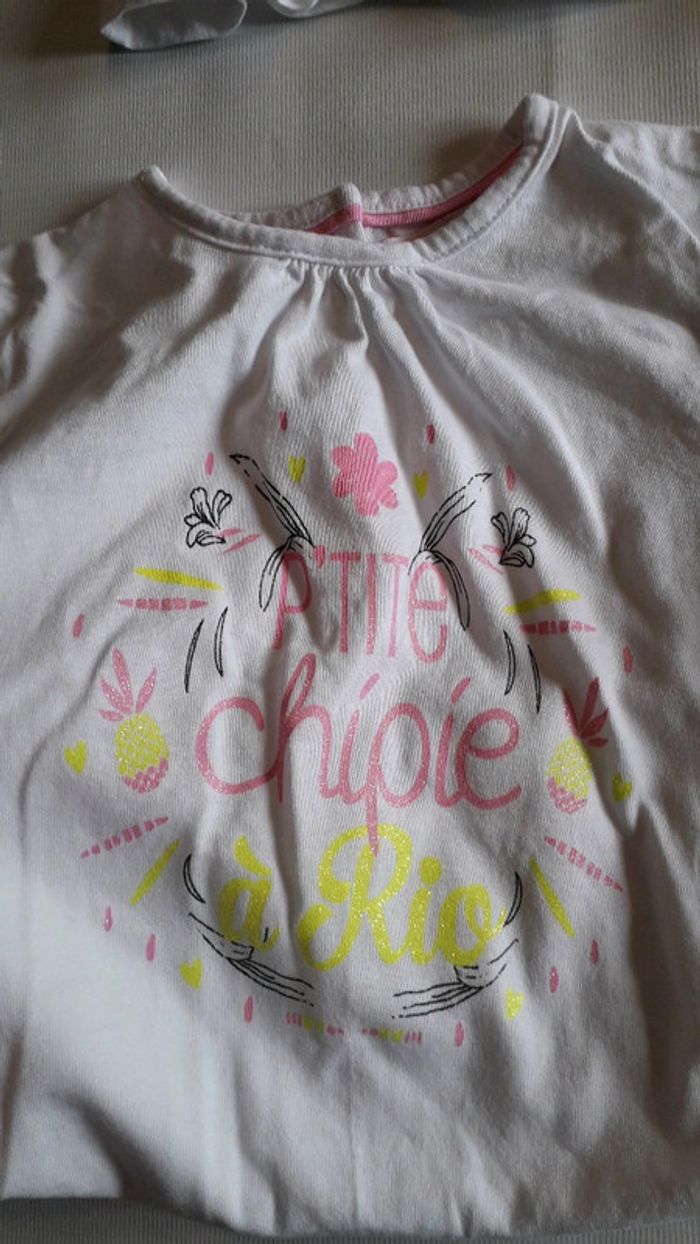 Lot de 4 tee shirts / débardeurs T 3 ans - photo numéro 4