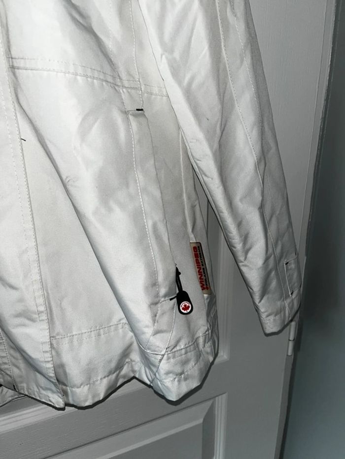 Manteau blanc Winnipeg, taille M - photo numéro 2