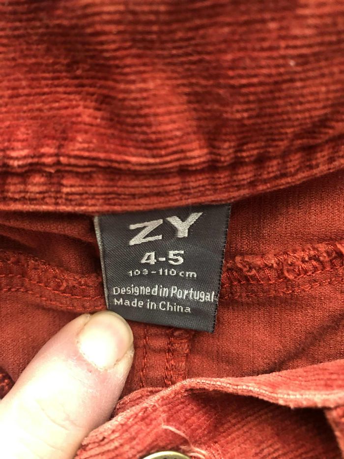 Jupe velours ZY 4-5ans - photo numéro 3