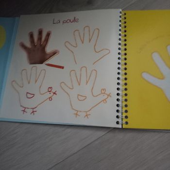 Cahier dessine avec tes mains