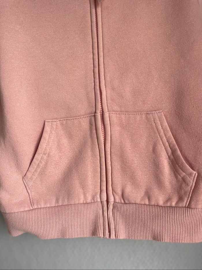 Gilet zipper à capuche rose fille 5 ans tape à l’œil - photo numéro 3