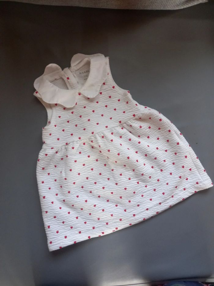 Robe à cœurs 3 mois