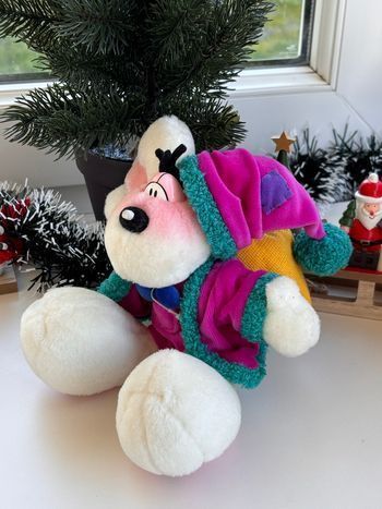 Peluche diddl rare - Édition thématique winter - hiver - Noël - 20cm - neuf