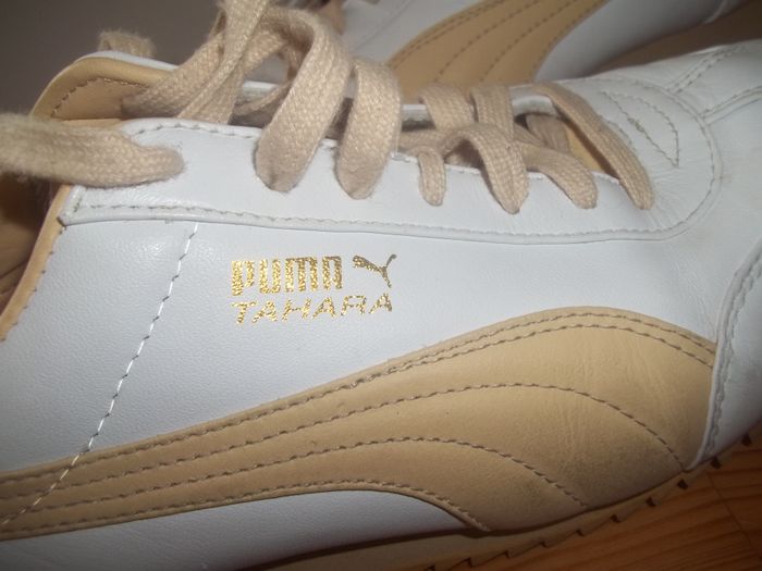 Baskets en cuir blanc Puma Tahara 41 - photo numéro 2