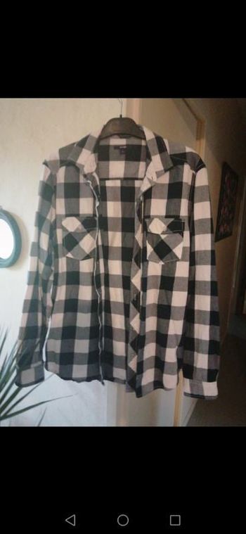 Chemise à carreaux