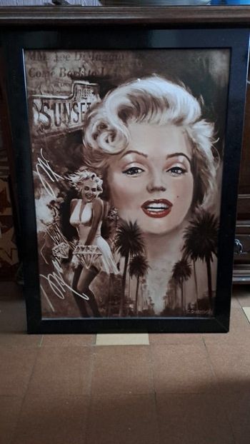 Grand cadre Maryline Monroe