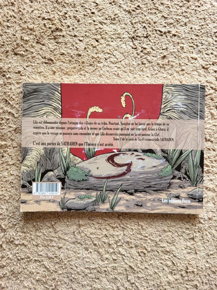 Lot de 2 BD Sathaden Tome 1 Le rite de passage et Tome 2 Le temple du corbeau - photo numéro 11