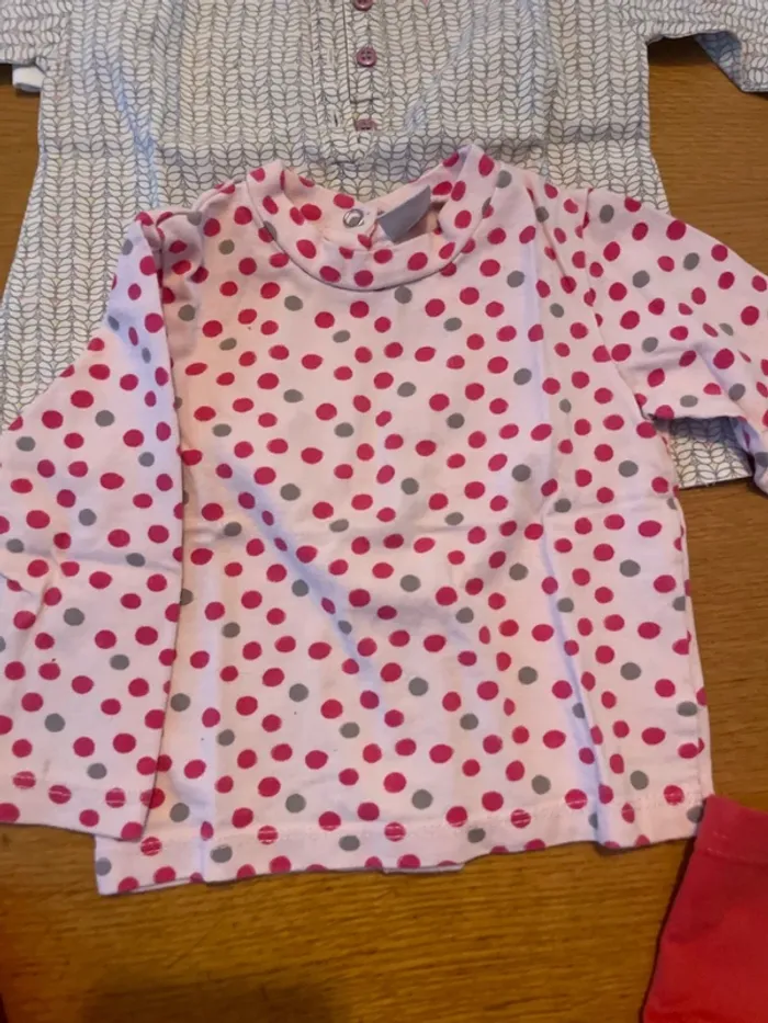 8 tshirts à manches longues fille 12 mois - photo numéro 8