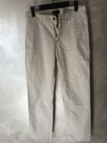 Pantalon homme taille 38 couleur blanc/crème