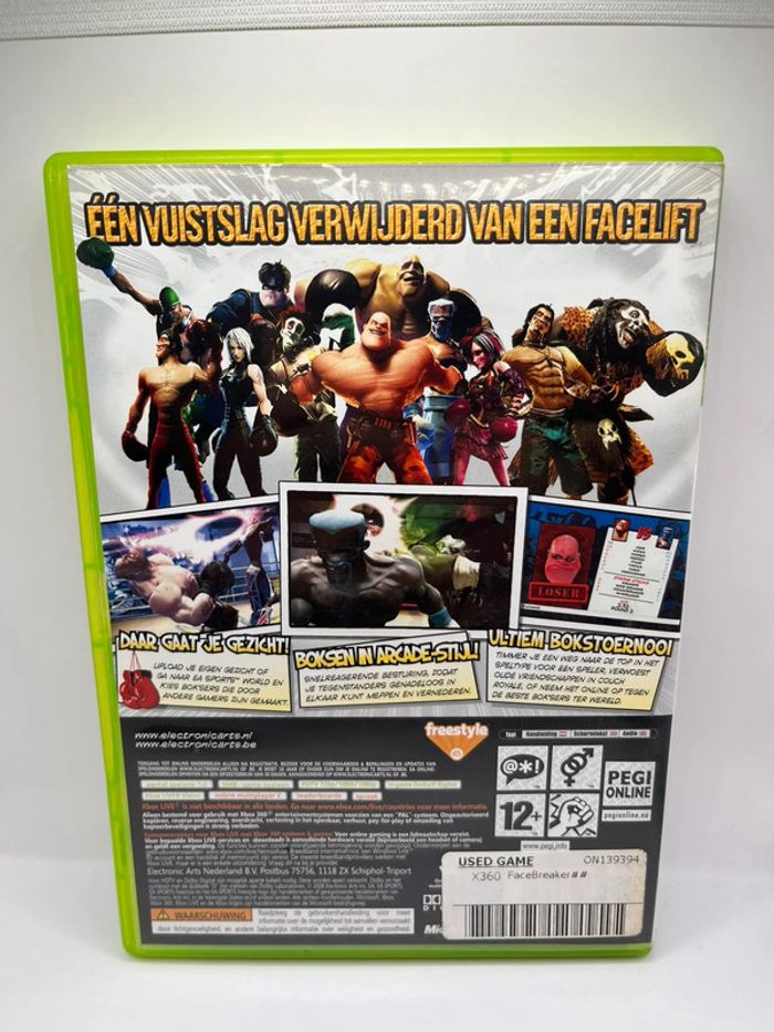 Facebreaker Xbox 360 Game Microsoft - Pal Complete VGC Tested - photo numéro 2