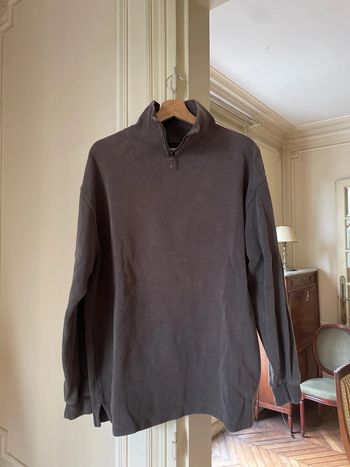 Pull Vintage Devred Marron col camionneur Taille XL