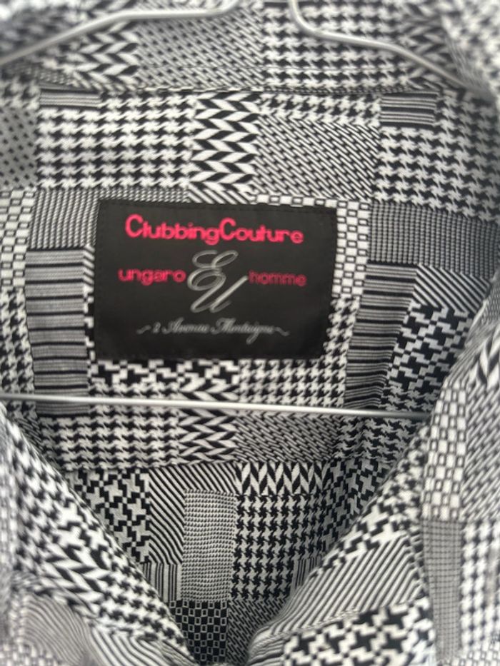 Chemise à motif clubbing couture - photo numéro 2