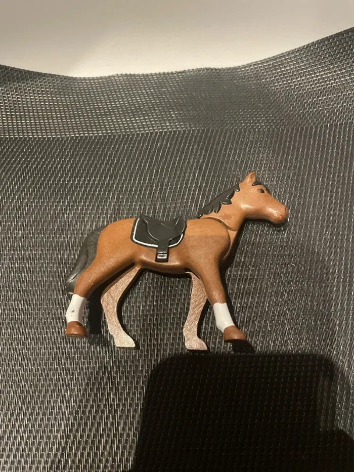 Playmobil figurine cheval marron western écurie centre équestre équitation - photo numéro 6