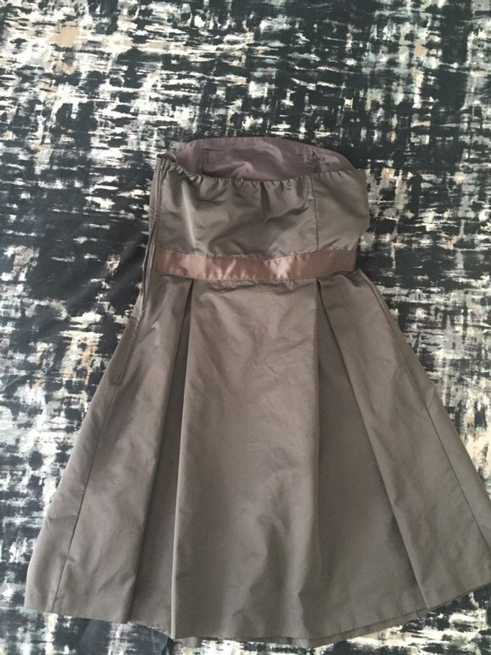 Robe bustier taupe - photo numéro 2