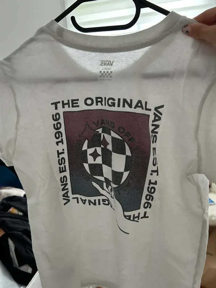 T-shirt blanc vans - photo numéro 7