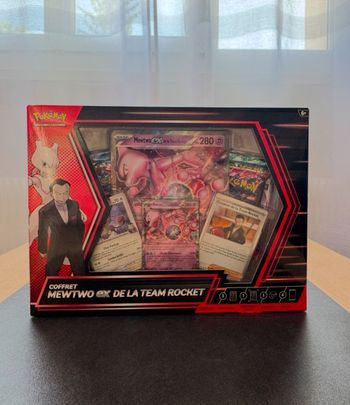 Pokémon Coffret Mewtwo ex de la team rocket neuf Français