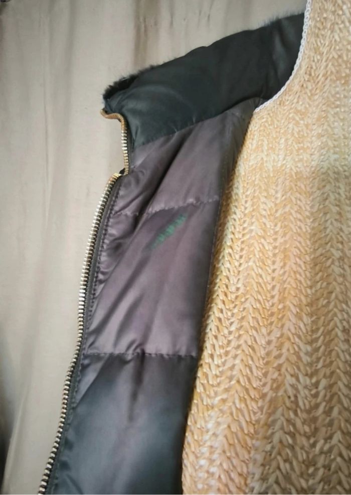 Manteau long doudoune Moncler Taille 2 - 38/40 Gris foncé - photo numéro 6