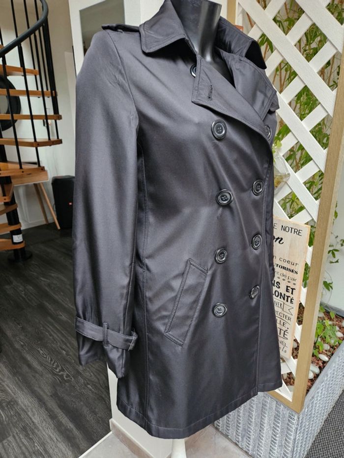 Mengdiou trench noir taille 42 - photo numéro 5