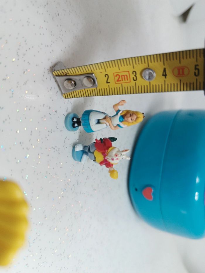 Polly pocket Disney mattel makeup surprise playset coeur bleu blue Heart Alice merveilles wonderland - photo numéro 19