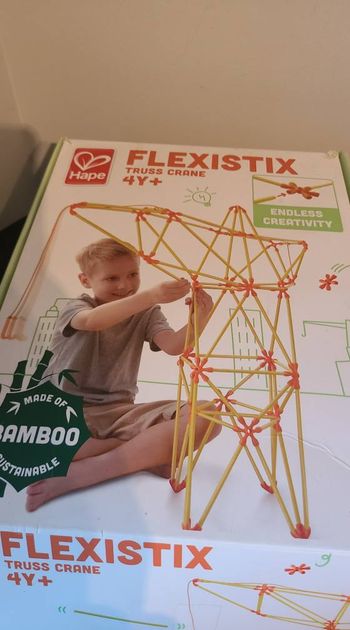 Hape - Grue à Treillis Flexistix
